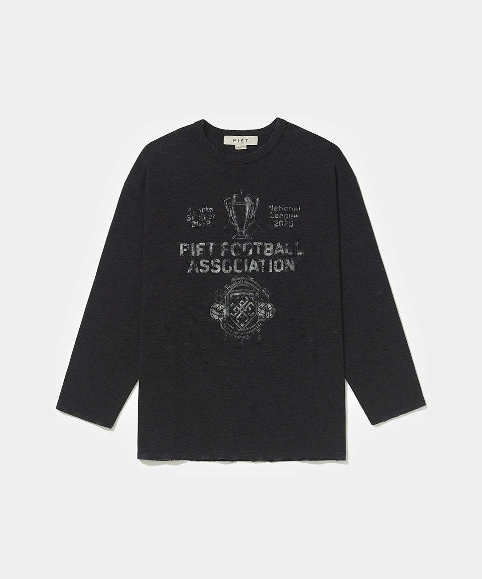 Football Association Long Sleeve T-shirt Vintage Black