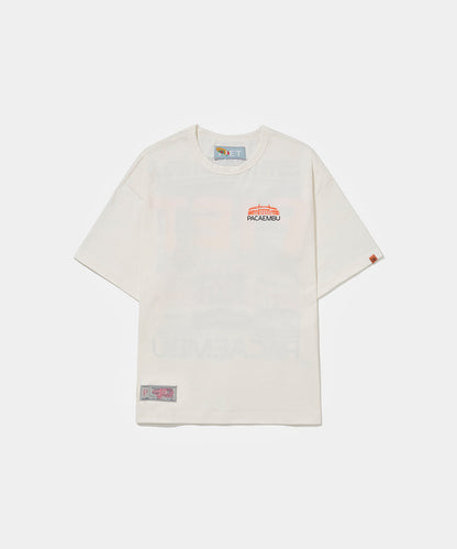 Piet + Pacaembu T-shirt - Bone White