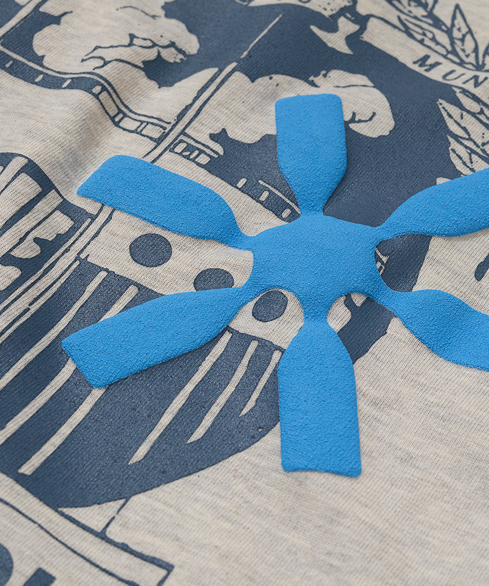 Piet + Pacaembu T-shirt - Grey