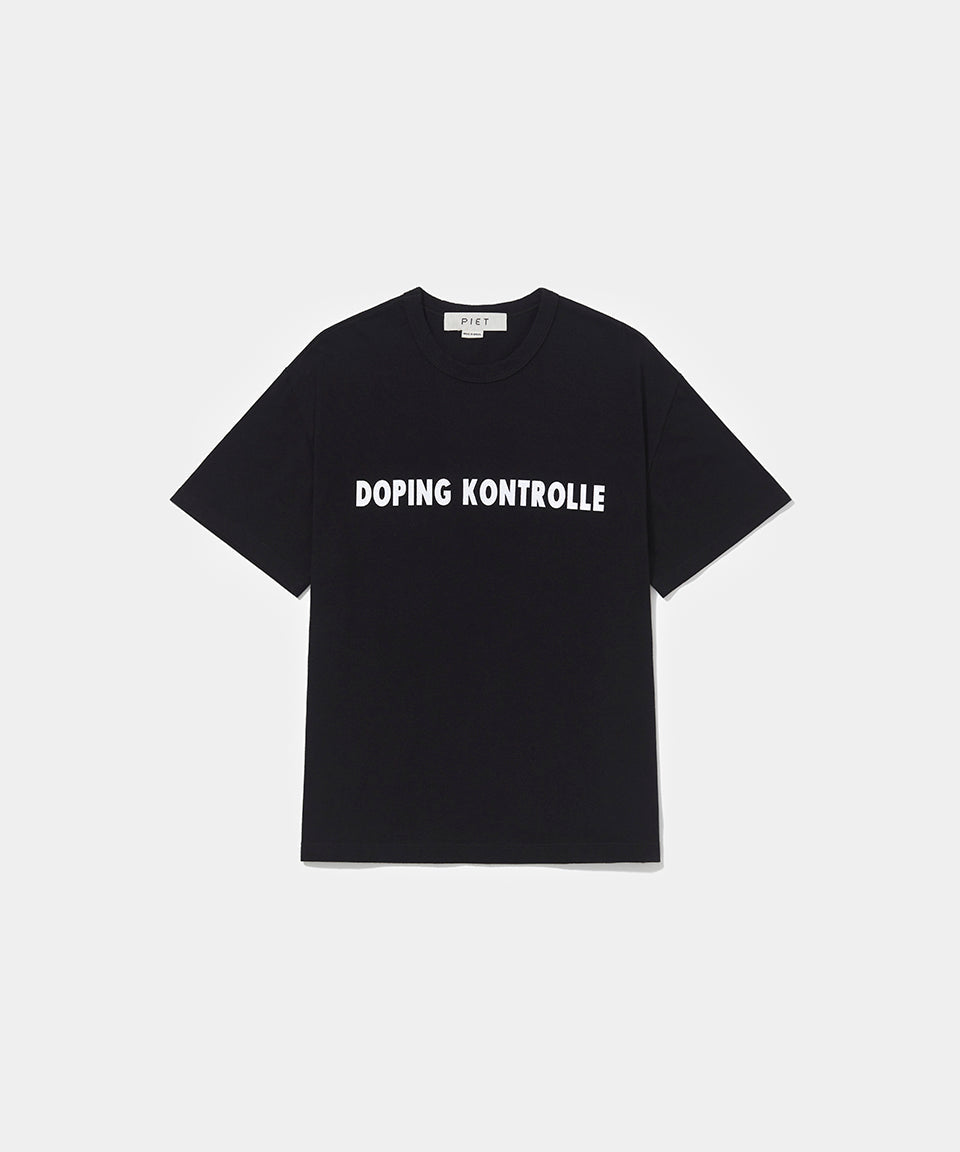 Doping Kontrolle T-shirt Black