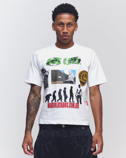 CAMISETA WHATSAPP GOLD OFF WHITE