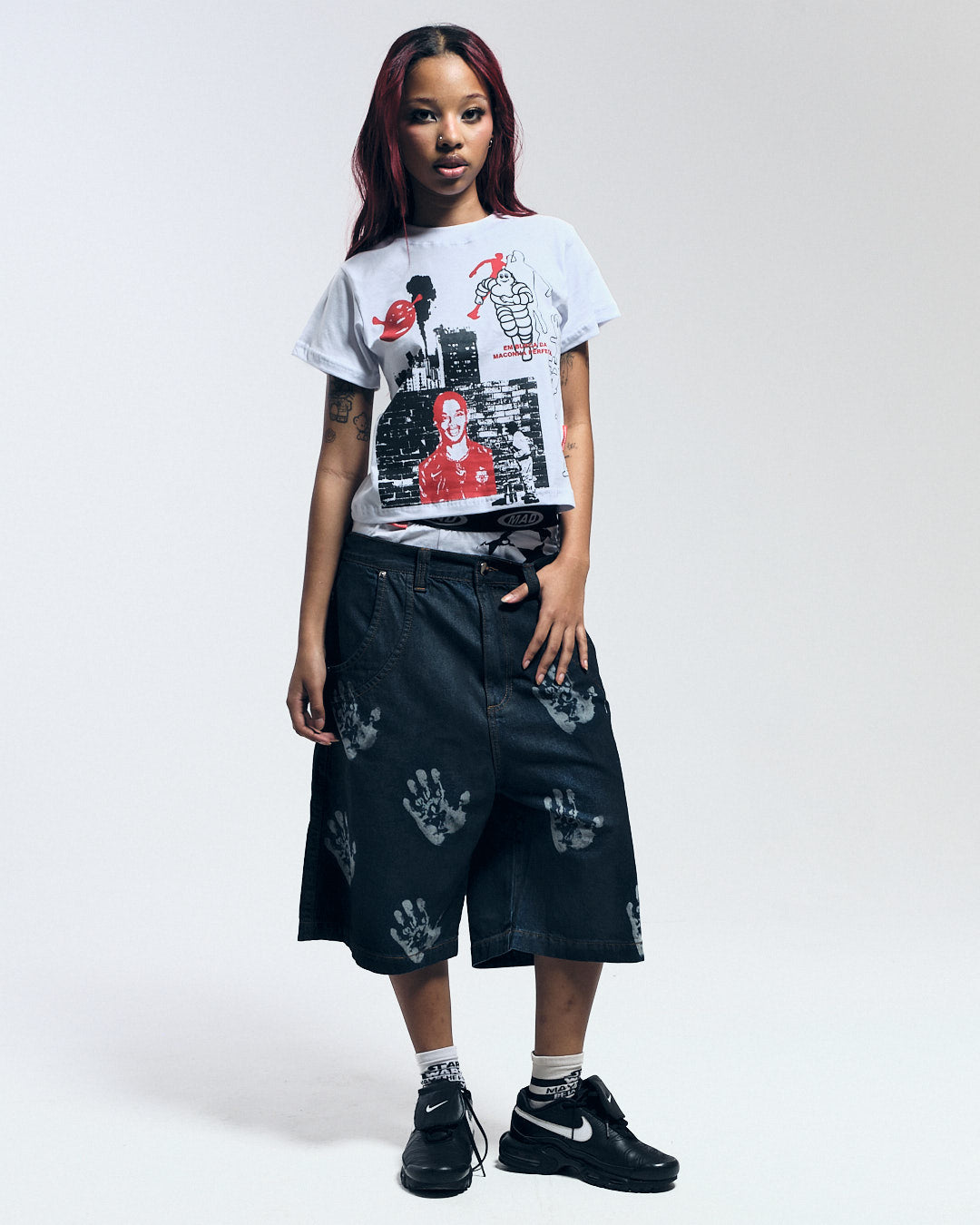 BABY TEE CIDADE MALUCA OFF WHITE