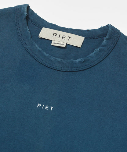 Logo T-shirt Vintage Navy Blue