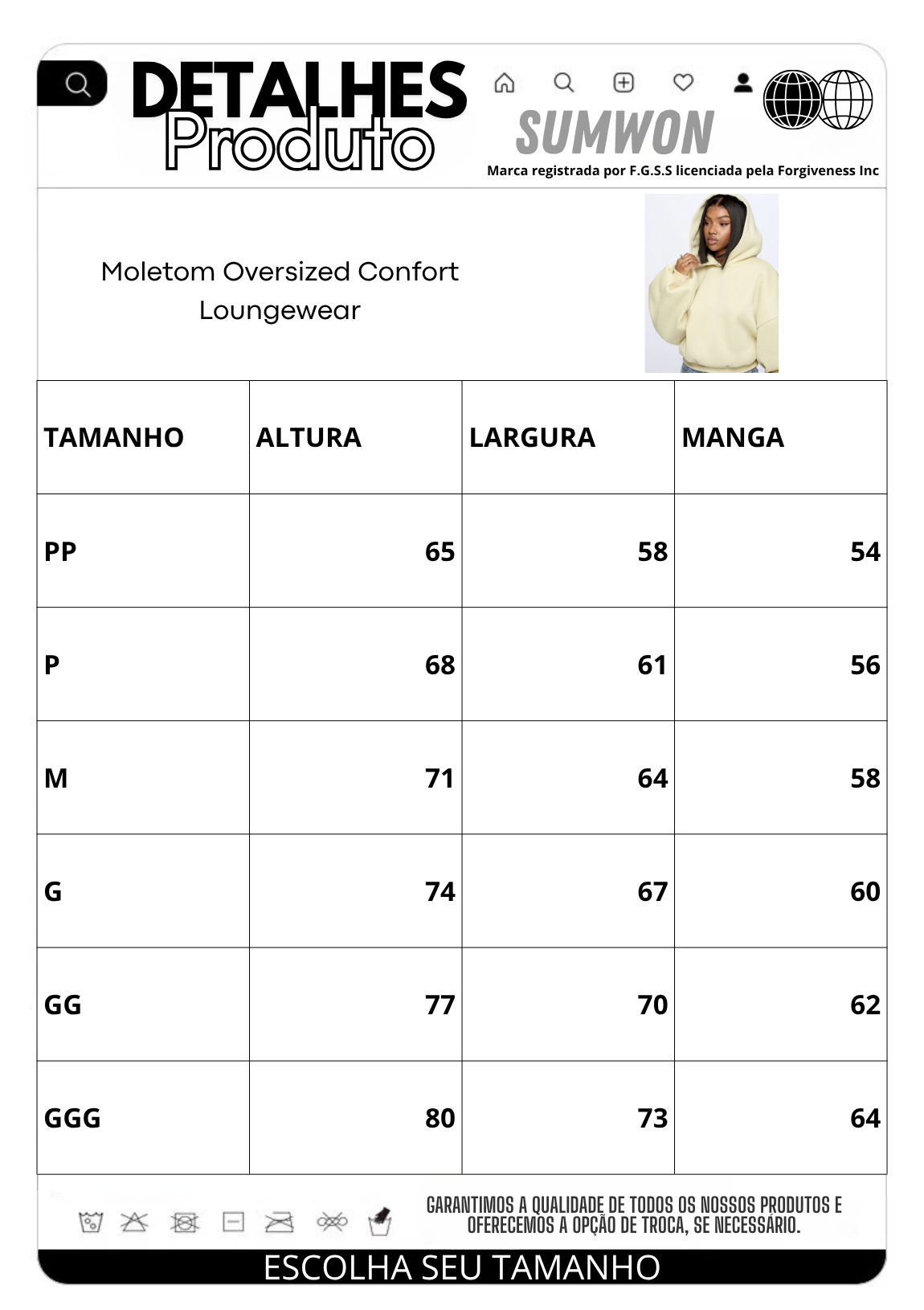 Moletom Oversized Confort Loungewear